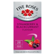 Five Roses Strawberry & Blackcurrant Tea
