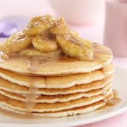 Butterscotch Banana Pancakes