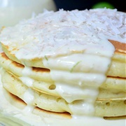 Key Lime Cheesecake Pancakes