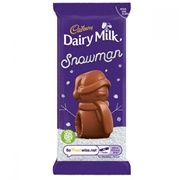 Cadbury Milk Mousee Snowman