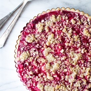 Raspberry Rhubarb Tart