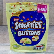 Smarties Buttons White Choc