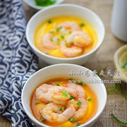 Steamed Egg With Shrimp