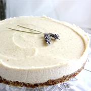 Raw Lavender and Lemon Cheesecake