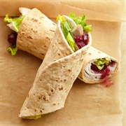 Turkey and Cranberry Burritos