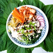 Bibimbap Chicken Salad Bowl