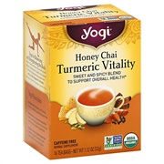 Yogi Honey Chai Turmeric Vitality Tea