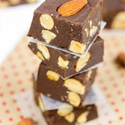 Chocolate Covered Almond Fudge