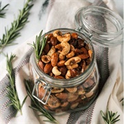 Rosemary Spiced Almonds and Cashews