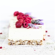 Zesty Raw Lemon & Coconut Cheesecake