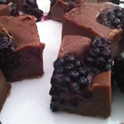 Chocolate Blackberry Fudge