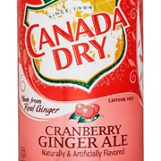 Canada Dry Cranberry Ginger Ale