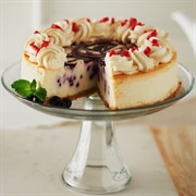 Junior's Cheesecake White Chocolate Blueberry Cheesecake