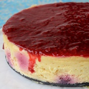 Blackberry Mead Peach Cheesecake