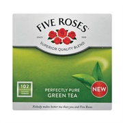 Five Roses Perfectly Pure Green Tea