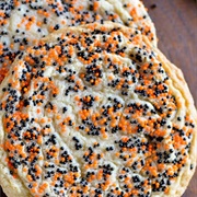 Giant Halloween Sprinkles Sugar Cookies