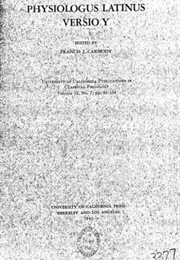 Physiologus Latinus (Anonymous)