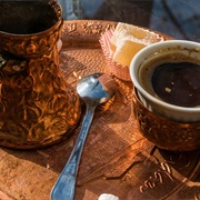 Traditional Coffee-Drinking in Sarajevo, Bosnia & Herzegovina