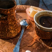 Traditional Coffee-Drinking in Sarajevo, Bosnia &amp; Herzegovina
