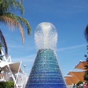 Volcano Fountain Near Parque Das Nações, Lisbon
