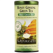 The Republic of Tea Honey Ginseng Green Tea