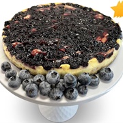 Andy Anand Sugar Free Blueberry Cheesecake
