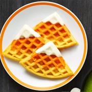 Candy Corn Waffles