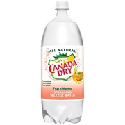 Canada Dry Peach Mango Sparkling Seltzer Water