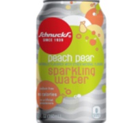 Schnucks Peach Pear Sparkling Water