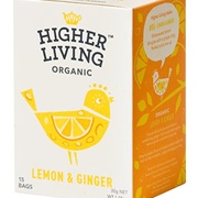 Higher Living Lemon & Ginger Tea