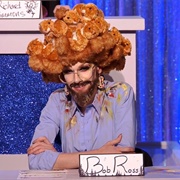 Utica Queen as Bob Ross