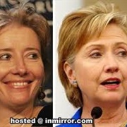 Emma Thompson and Hailey Clinton