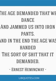 The Age Demanded (Ernest Hemingway)