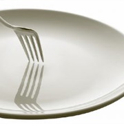 A Fork Scratching a Plate