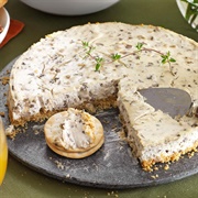 Mushroom, Walnut & Thyme Cheesecake