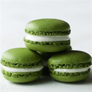 Green Tea and Honey Macaroons