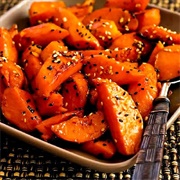 Yam Boiled in Soy Sauce and Sugar