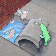 Chalk Art by David Zinn (Ann Arbor)
