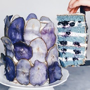 Butterfly Pea Flower Cake