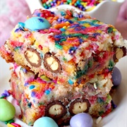 Funfetti M&M's Cheesecake Brownies