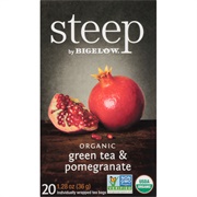 Steep Green Tea With Pomegranate