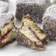 Jam and Cream Lamingtons