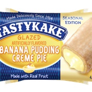 Tastykake Banana Pudding Creme Glazed Pie