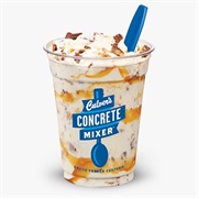 Salted Caramel Concrete Mixer® Made With Reese's® Peanut Butter Cups