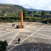 Quitsato Sundial, Line of the Equator, Ecuador