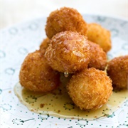 Goat Cheese Balls With Honey