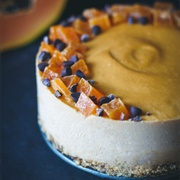 Papaya & Lime Cheesecake