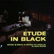 Étude in Black