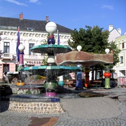 Hundertwasser Fountain, Zwettl