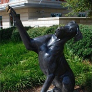 Gave the High Four Statue a High Five, Chattanooga, TN